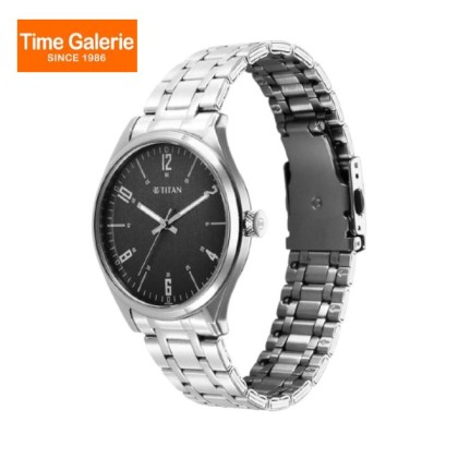 Titan Neo Wrist 1802SM10 Grey Dial Stainless Steel Strap Quartz Men Watch Titan Neo Wrist 1802SM10 Grey Dial Stainless Steel Strap Quartz Men Watch
