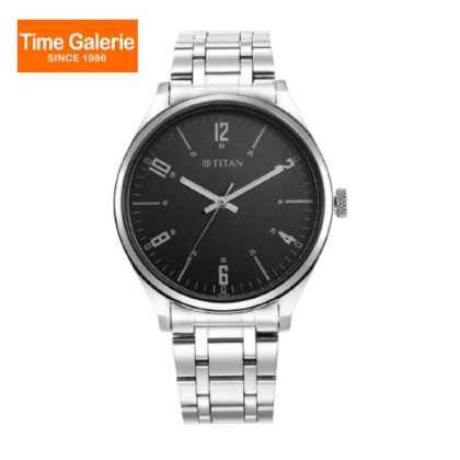 Titan Neo Wrist 1802SM10 Grey Dial Stainless Steel Strap Quartz Men Watch Titan Neo Wrist 1802SM10 Grey Dial Stainless Steel Strap Quartz Men Watch