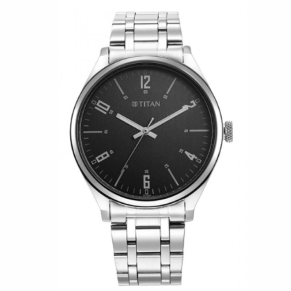 Titan Neo Wrist 1802SM10 Grey Dial Stainless Steel Strap Quartz Men Watch Titan Neo Wrist 1802SM10 Grey Dial Stainless Steel Strap Quartz Men Watch