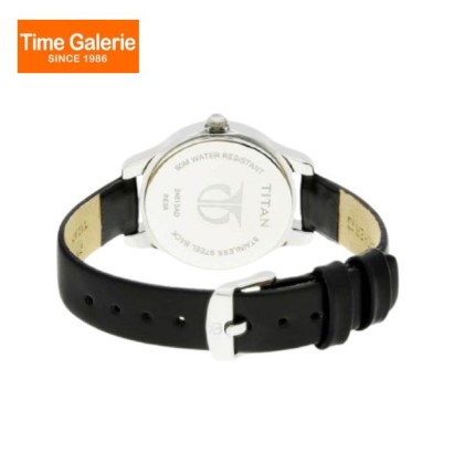 Titan Workwear 2481SL08 Blue Dial Leather Strap Quartz Women Watch Titan Workwear 2481SL08 Blue Dial Leather Strap Quartz Women Watch
