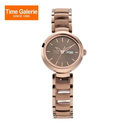 Titan Raga 2620QM01 Viva Brown Dial Metal Strap Quartz Women Watch Titan Raga 2620QM01 Viva Brown Dial Metal Strap Quartz Women Watch