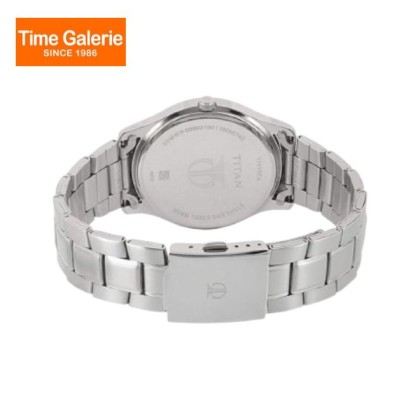 Titan Workwear 1767SM03 Brown Dial Stainless Steel Strap Quartz Men Watch