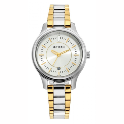 Titan Quartz 2638BM01 Silver Dial Stainless Steel Strap Women Watch Titan Quartz 2638BM01 Silver Dial Stainless Steel Strap Women Watch