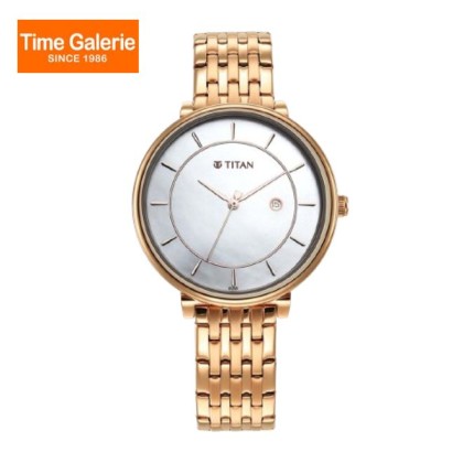 Titan Premium Workwear 2673WM01 White Dial Stainless Steel Strap Quartz Women Watch Titan Premium Workwear 2673WM01 White Dial Stainless Steel Strap Quartz Women Watch