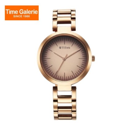 Titan Workwear 2480WM06 Beige Dial Stainless Steel Strap Quartz Women Watch Titan Workwear 2480WM06 Beige Dial Stainless Steel Strap Quartz Women Watch