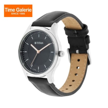 Titan Workwear 2639SL01 Black Dial Leather Strap Quartz Women's Watch Titan Workwear 2639SL01 Black Dial Leather Strap Quartz Women's Watch