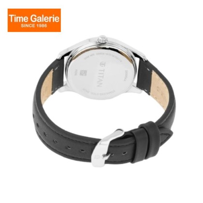 Titan Workwear 2639SL01 Black Dial Leather Strap Quartz Women's Watch Titan Workwear 2639SL01 Black Dial Leather Strap Quartz Women's Watch