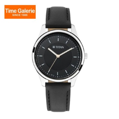 Titan Workwear 2639SL01 Black Dial Leather Strap Quartz Women's Watch Titan Workwear 2639SL01 Black Dial Leather Strap Quartz Women's Watch