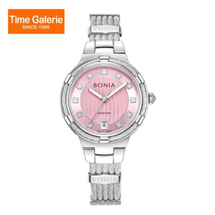 Bonia Valore Elegance BNB10852-2377 Pink Dial Color Women Watch Bonia Valore Elegance BNB10852-2377 Pink Dial Color Women Watch