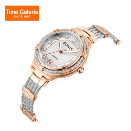 Bonia Valore Elegance BNB10852-2517 Silver Dial Color Women Watch