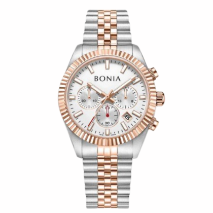 Bonia Chronograph BNB10845-1612C White Ceramic Dial Color Men Watch Bonia Chronograph BNB10845-1612C White Ceramic Dial Color Men Watch