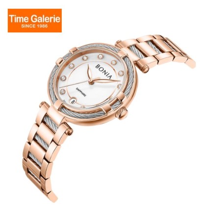 Bonia Valore Elegance BNB10848-2517 Silver Sunray Dial Color Women Watch Bonia Valore Elegance BNB10848-2517 Silver Sunray Dial Color Women Watch