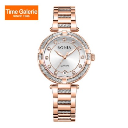 Bonia Valore Elegance BNB10848-2517 Silver Sunray Dial Color Women Watch Bonia Valore Elegance BNB10848-2517 Silver Sunray Dial Color Women Watch