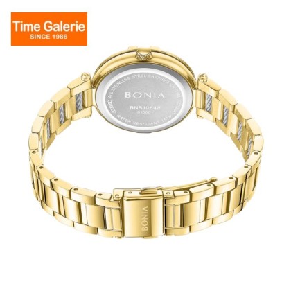 Bonia Valore Elegance BNB10848-2217 White Ceramic Dial Color Women Watch