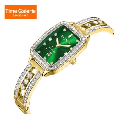 Bonia Cristallo Elegance BNB10853-2297S Green Dial Color Women Watch Bonia Cristallo Elegance BNB10853-2297S Green Dial Color Women Watch