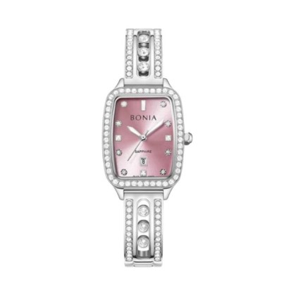 Bonia Cristallo Elegance BNB10853-2377S Pink Dial Color Women Watch Bonia Cristallo Elegance BNB10853-2377S Pink Dial Color Women Watch