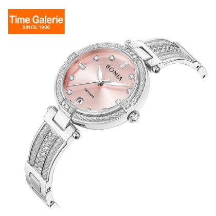 Bonia Elegance BNB10850-2377S Pink Dial Color Women Watch Bonia Elegance BNB10850-2377S Pink Dial Color Women Watch
