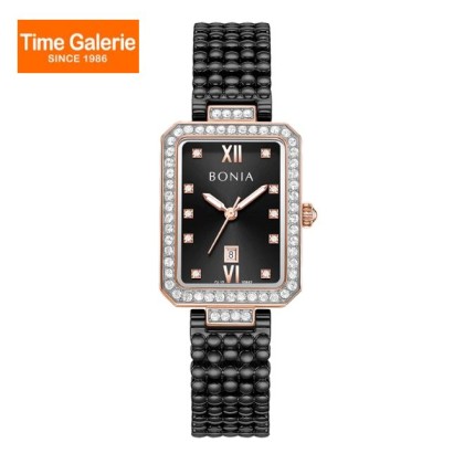 Bonia Elegance BNB10862-2037S Black Dial Color Women Watch Bonia Elegance BNB10862-2037S Black Dial Color Women Watch