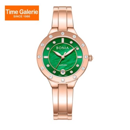 Bonia Stelle Elegance BNB10870-2597S Green Dial Color Women Watch