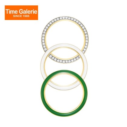 Bonia Elegance 3 Top Rings Set BNB10865-2217S Silver Dial Color Women Watch
