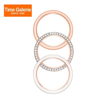 Bonia Elegance 3 Top Rings Set BNB10865-2537S Black Dial Color Women Watch Bonia Elegance 3 Top Rings Set BNB10865-2537S Black Dial Color Women Watch