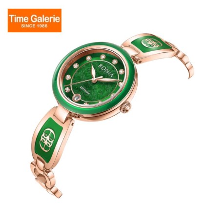 Bonia Elegance 3 Top Rings Set BNB10865-2597S Green Dial Color Women Watch Bonia Elegance 3 Top Rings Set BNB10865-2597S Green Dial Color Women Watch