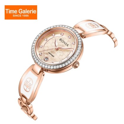 Bonia Elegance 3 Top Rings Set BNB10865-2577S Rose Gold Dial Color Women Watch Bonia Elegance 3 Top Rings Set BNB10865-2577S Rose Gold Dial Color Women Watch