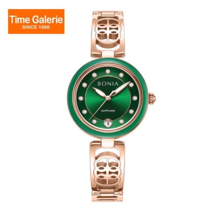 Bonia Elegance 3 Top Rings Set BNB10866-2597S Green Dial Color Women Watch Bonia Elegance 3 Top Rings Set BNB10866-2597S Green Dial Color Women Watch