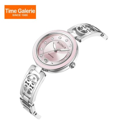 Bonia Elegance 3 Top Rings Set BNB10866-2377S Pink Dial Color Women Watch Bonia Elegance 3 Top Rings Set BNB10866-2377S Pink Dial Color Women Watch