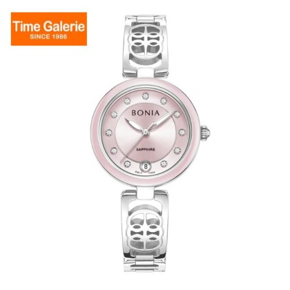 Bonia Elegance 3 Top Rings Set BNB10866-2377S Pink Dial Color Women Watch Bonia Elegance 3 Top Rings Set BNB10866-2377S Pink Dial Color Women Watch