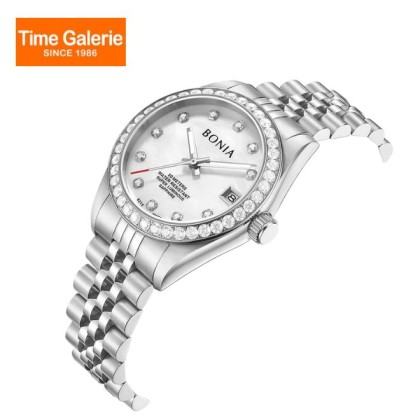 Bonia Elegance Automatic BNB10876-2357S White Mother Of Pearl Dial Color Women Watch Bonia Elegance Automatic BNB10876-2357S White Mother Of Pearl Dial Color Women Watch