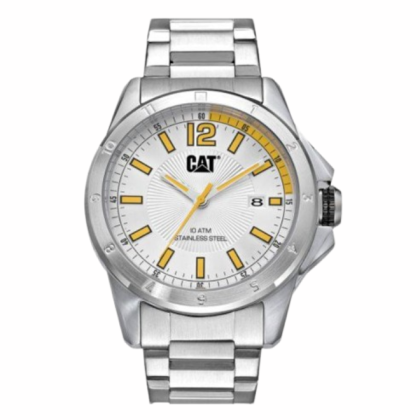 CAT BIG TWIST 24| YW-141-11-237 | White Stainless Steel l | Analog Men Watch CAT BIG TWIST 24| YW-141-11-237 | White Stainless Steel l | Analog Men Watch