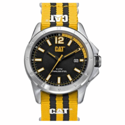 CAT BIG TWIST 24| YW-141-67-137 | Black Yellow Nylon Strap l | Analog Men Watch CAT BIG TWIST 24| YW-141-67-137 | Black Yellow Nylon Strap l | Analog Men Watch