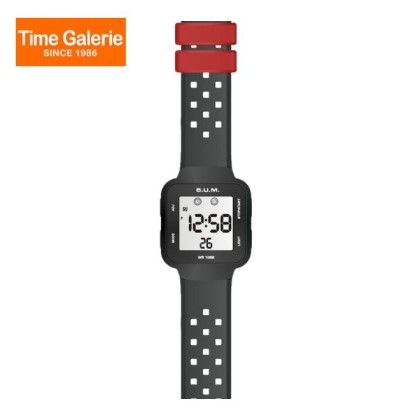 BUM BM07402A Digital Black Silicone Strap Women Watch BUM BM07402A Digital Black Silicone Strap Women Watch