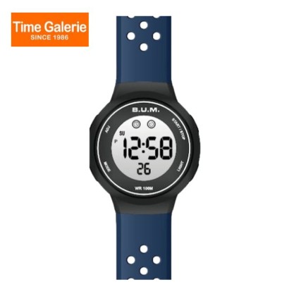 BUM BM08305 Digital Navy Blue Silicone Band Men Watch BUM BM08305 Digital Navy Blue Silicone Band Men Watch