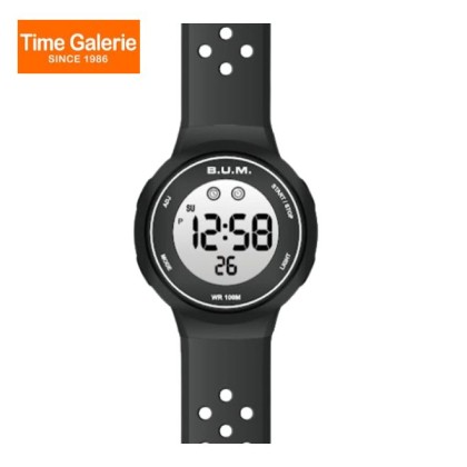 BUM BM08302 Digital Black Silicone Band Men Watch BUM BM08302 Digital Black Silicone Band Men Watch