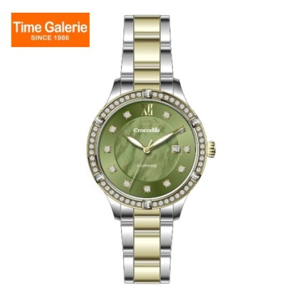 Crocodile CRDW8124.368 Green Dial Stainless Steel Women Watch Crocodile CRDW8124.368 Green Dial Stainless Steel Women Watch