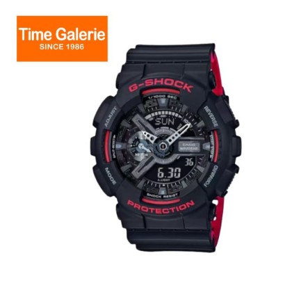 Casio G-Shock GA-110HR-1A Black Red Resin Band Men Sports Watch Casio G-Shock GA-110HR-1A Black Red Resin Band Men Sports Watch