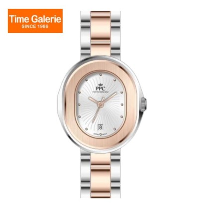 Paris Polo Club PPC-EB07-SR-WE White Dial Stainless Steel Women Watch