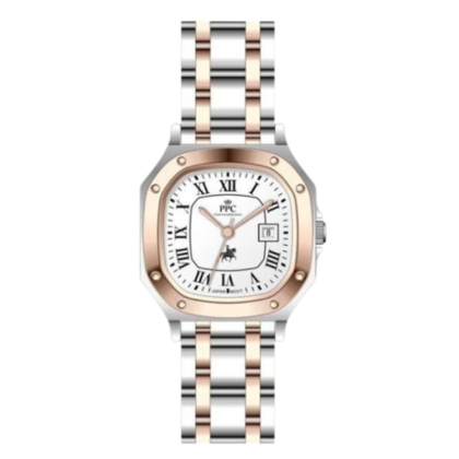 Paris Polo Club PPC-EC01-SR-WE White Dial Stainless Steel Women Watch