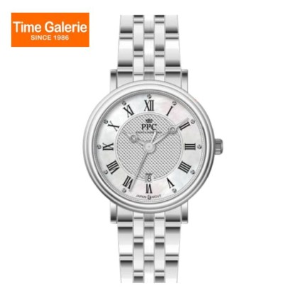 Paris Polo Club PPC-EC02-SL-WE Grey Dial Stainless Steel Women Watch Paris Polo Club PPC-EC02-SL-WE Grey Dial Stainless Steel Women Watch