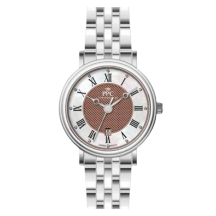 Paris Polo Club PPC-EC02-SL-BR Brown Dial Stainless Steel Women Watch Paris Polo Club PPC-EC02-SL-BR Brown Dial Stainless Steel Women Watch