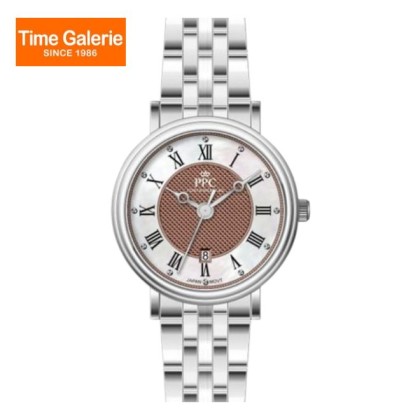 Paris Polo Club PPC-EC02-SL-BR Brown Dial Stainless Steel Women Watch Paris Polo Club PPC-EC02-SL-BR Brown Dial Stainless Steel Women Watch