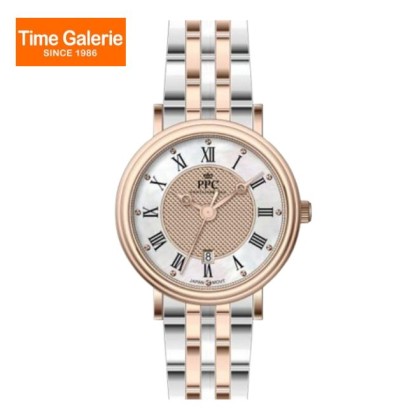 Paris Polo Club PPC-EC02-RG-OE Brown Dial Stainless Steel Women Watch