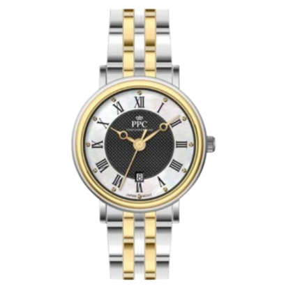 Paris Polo Club PPC-EC02-SG-BK Black Dial Stainless Steel Women Watch Paris Polo Club PPC-EC02-SG-BK Black Dial Stainless Steel Women Watch