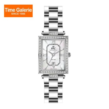 Paris Polo Club PPC-EC07-SL-WE White Dial Stainless Steel Women Watch