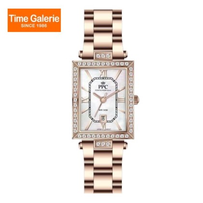 Paris Polo Club PPC-EC07-RG-WE White Dial Stainless Steel Women Watch Paris Polo Club PPC-EC07-RG-WE White Dial Stainless Steel Women Watch