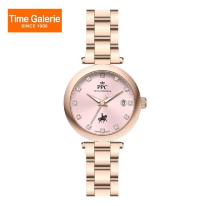 Paris Polo Club PPC-EC14-RG-PK Pink Dial Rose Gold Stainless Steel Strap Women Watch Paris Polo Club PPC-EC14-RG-PK Pink Dial Rose Gold Stainless Steel Strap Women Watch