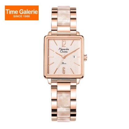 Alexandre Christie ALCW2B80LDBRGPN Pink Dial Stainless Steel Women Watch Alexandre Christie ALCW2B80LDBRGPN Pink Dial Stainless Steel Women Watch
