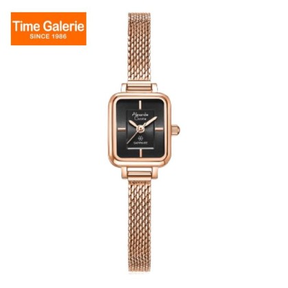 Alexandre Christie ALCW2B38LHBRGBA Stainless Steel Case with Mesh Band Women Watch